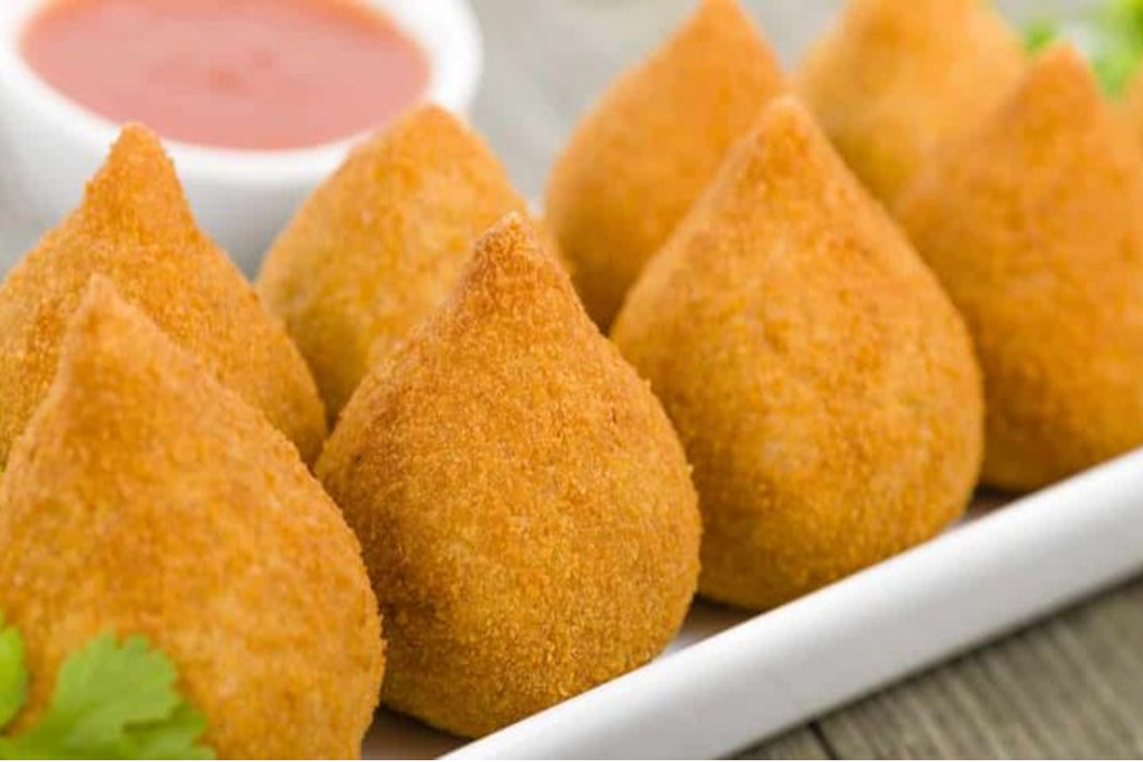 Coxinha de frango com batata