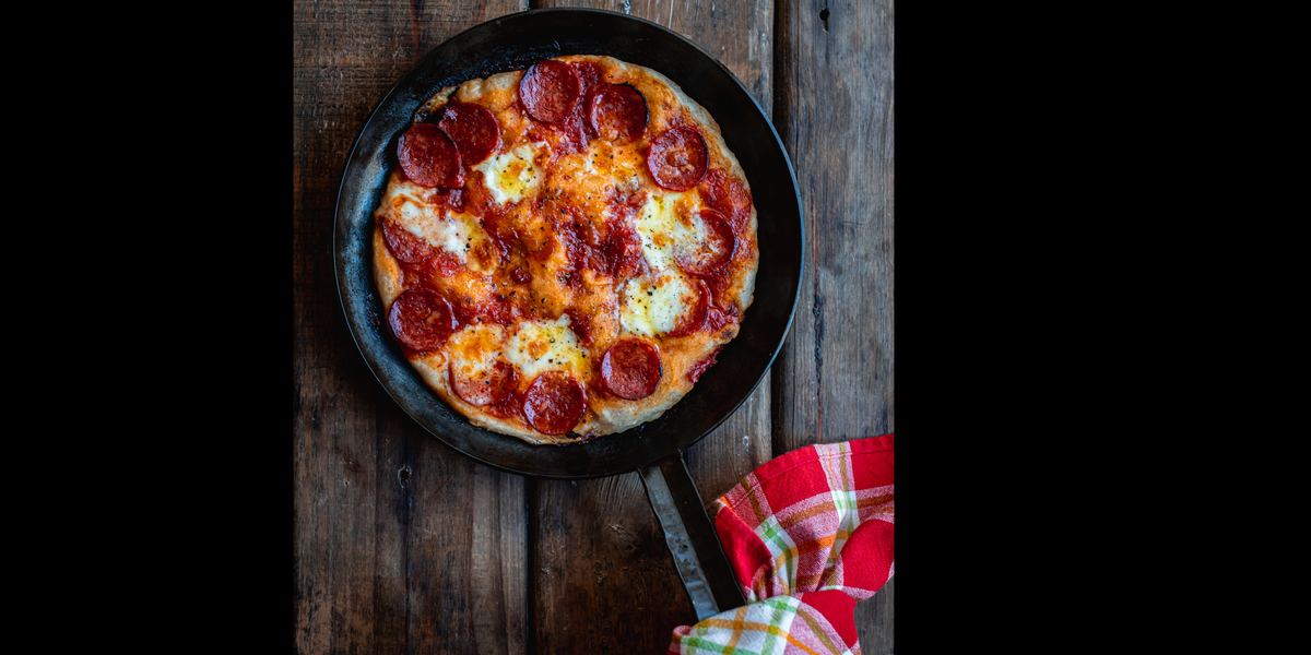 Pizza de frigideira